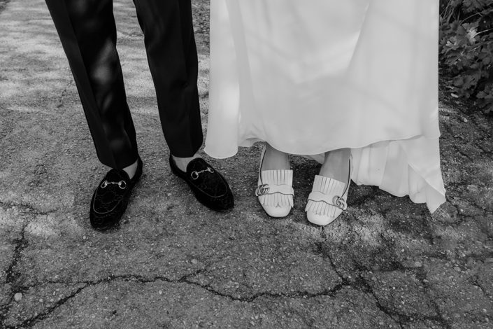 Hochzeit, die alte Gärtnerei, Schuhe, Paarshooting